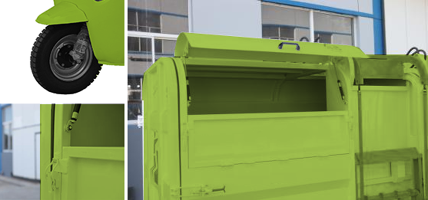 耀邦環(huán)境三輪側(cè)掛垃圾車